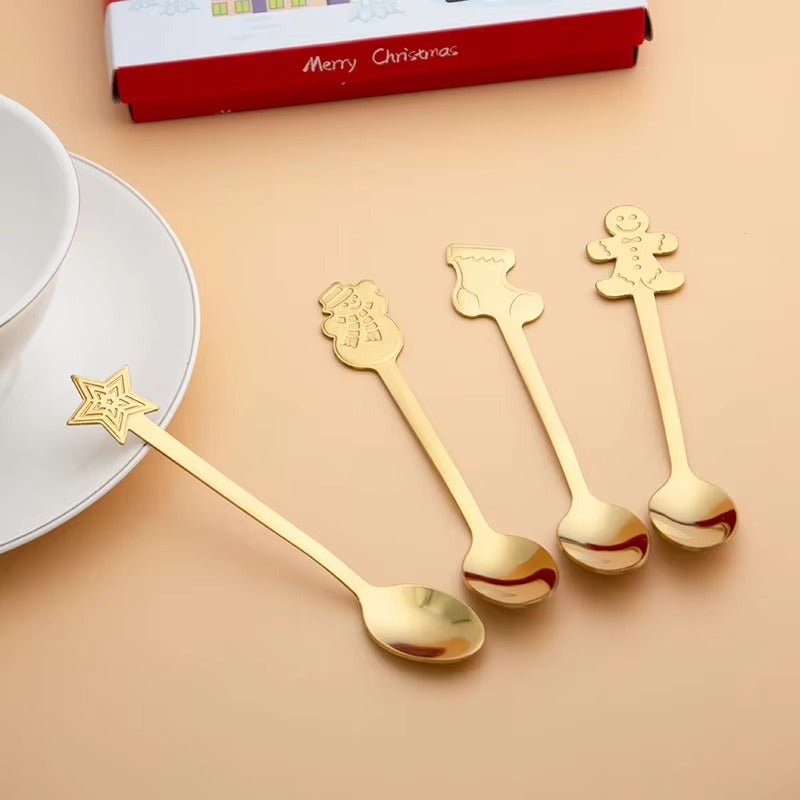Merry Christmas - Festive - Best Holiday Stainless Speed Coffee Spoon Gift Set - 2025 - Image 10