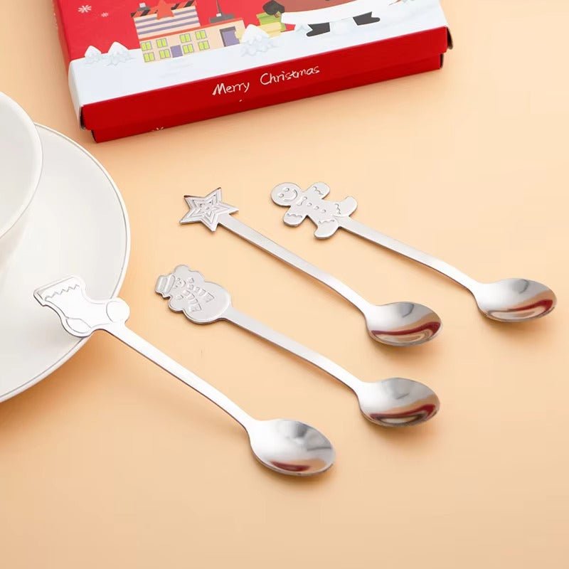 Merry Christmas - Festive - Best Holiday Stainless Speed Coffee Spoon Gift Set - 2025 - Image 9