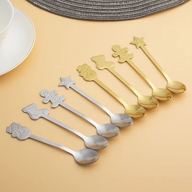 Merry Christmas - Festive - Best Holiday Stainless Speed Coffee Spoon Gift Set - 2025 - Image 8