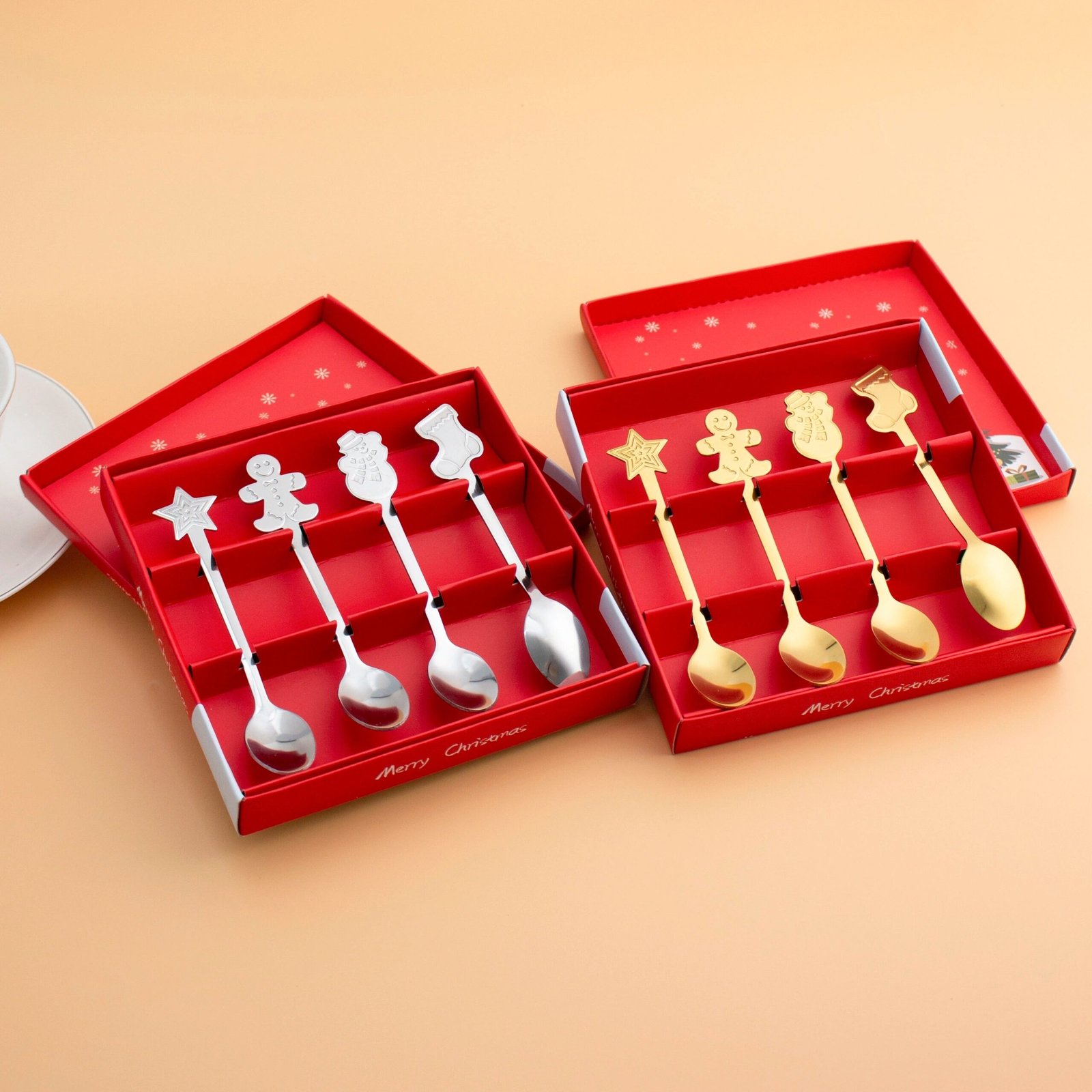 Merry Christmas - Festive - Best Holiday Stainless Speed Coffee Spoon Gift Set - 2025 - Image 7