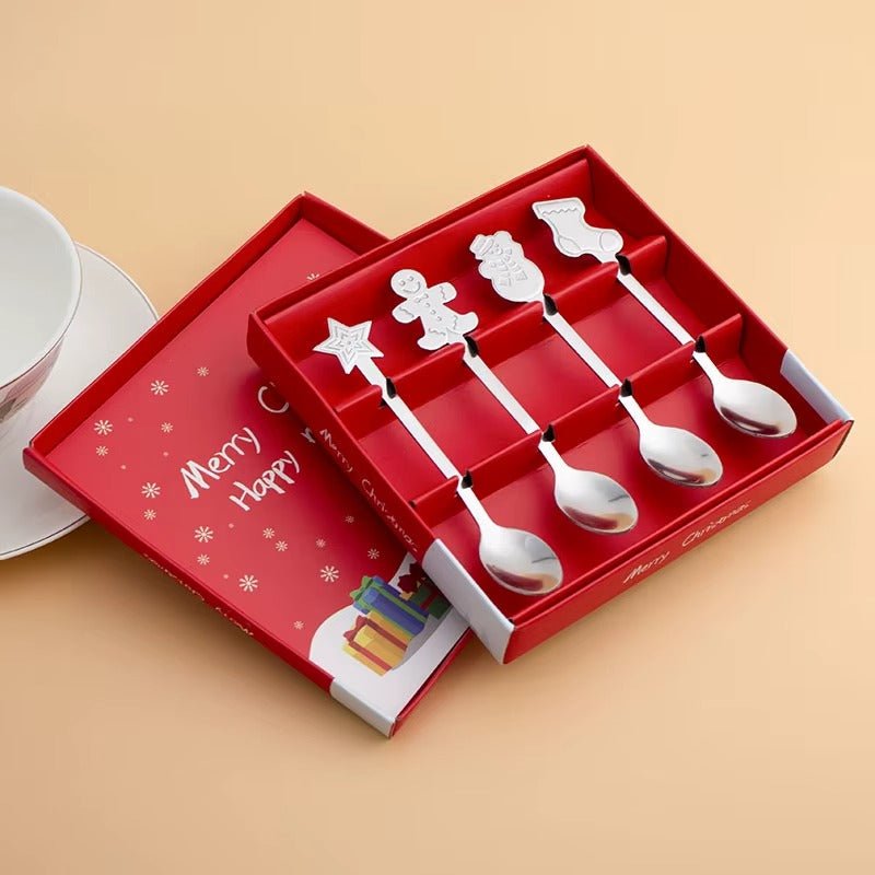 Merry Christmas - Festive - Best Holiday Stainless Speed Coffee Spoon Gift Set - 2025 - Image 5