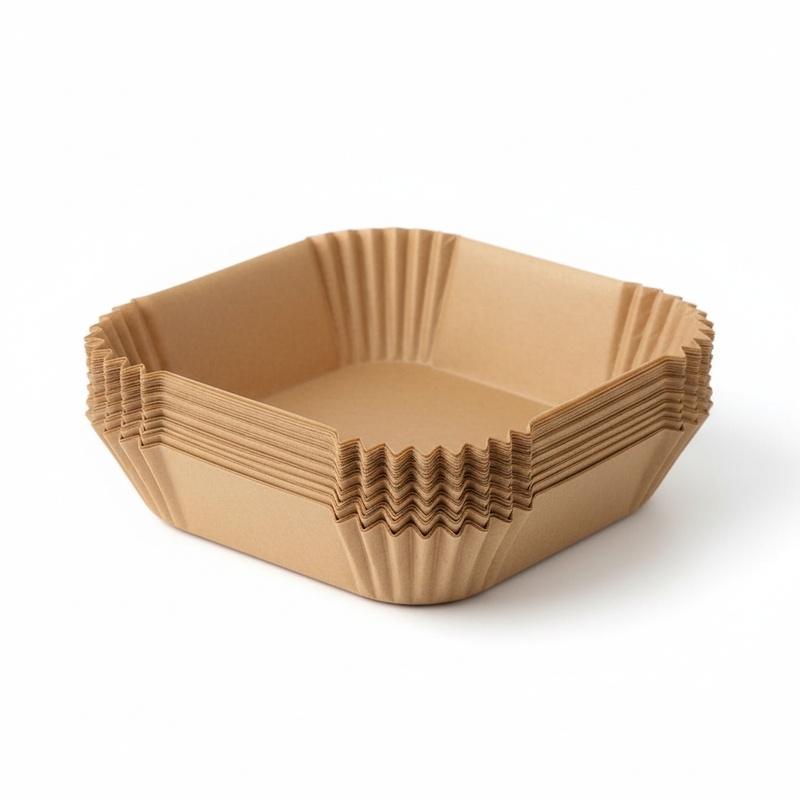 9 inch - 100 Pcs - Easy Clean Premium Air Fryer Liners - Image 2